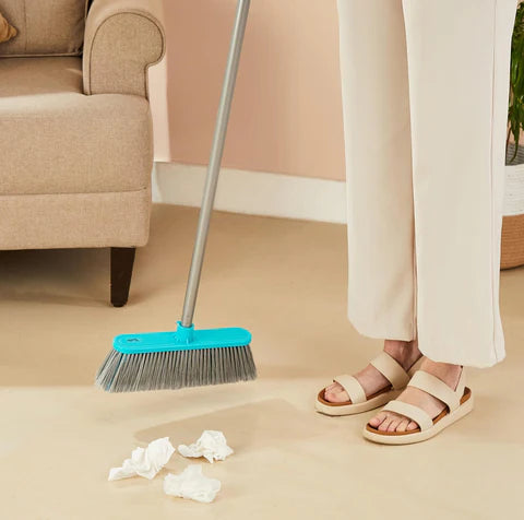 XL BROOM WITH STICK 3 COLOURS