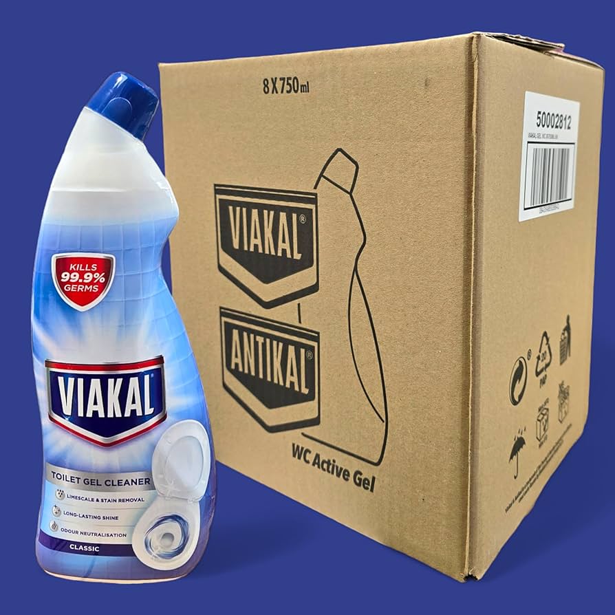 VIAKAL TOILET CLEANER GEL 750ML