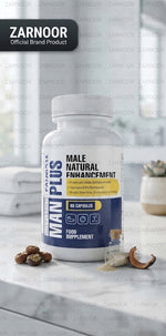 Zarnoor Supplement Paradise Man Plus Male Natural Enhancement Food Supplement - 60 Capsules zarnoor