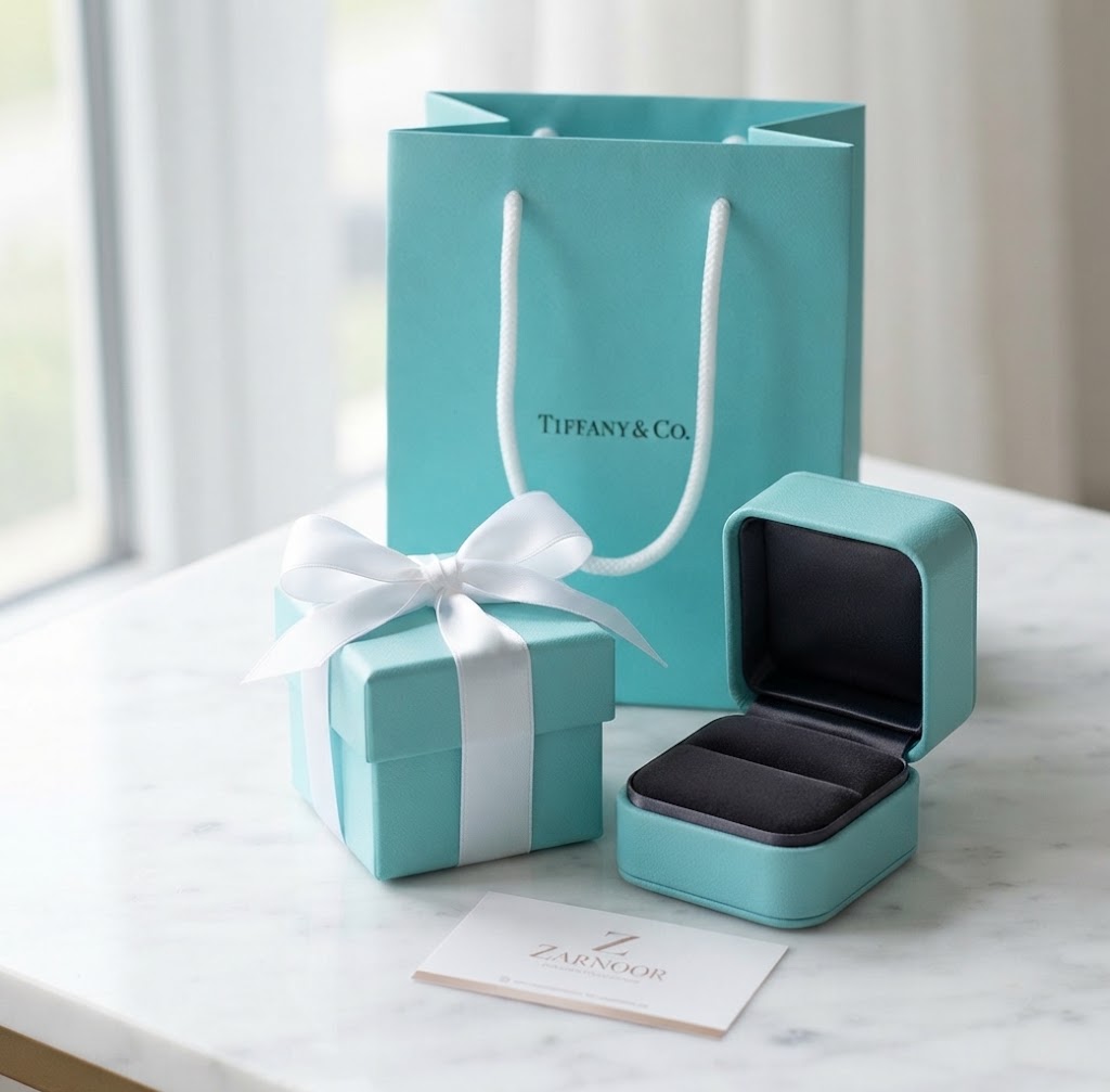 Luxury Blue Gift Box and Presentation Packaging Set