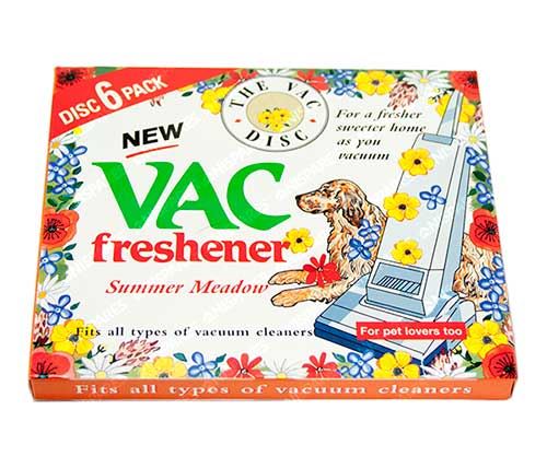 VAC FRESHENER SUMMER MEADOW 6PACK