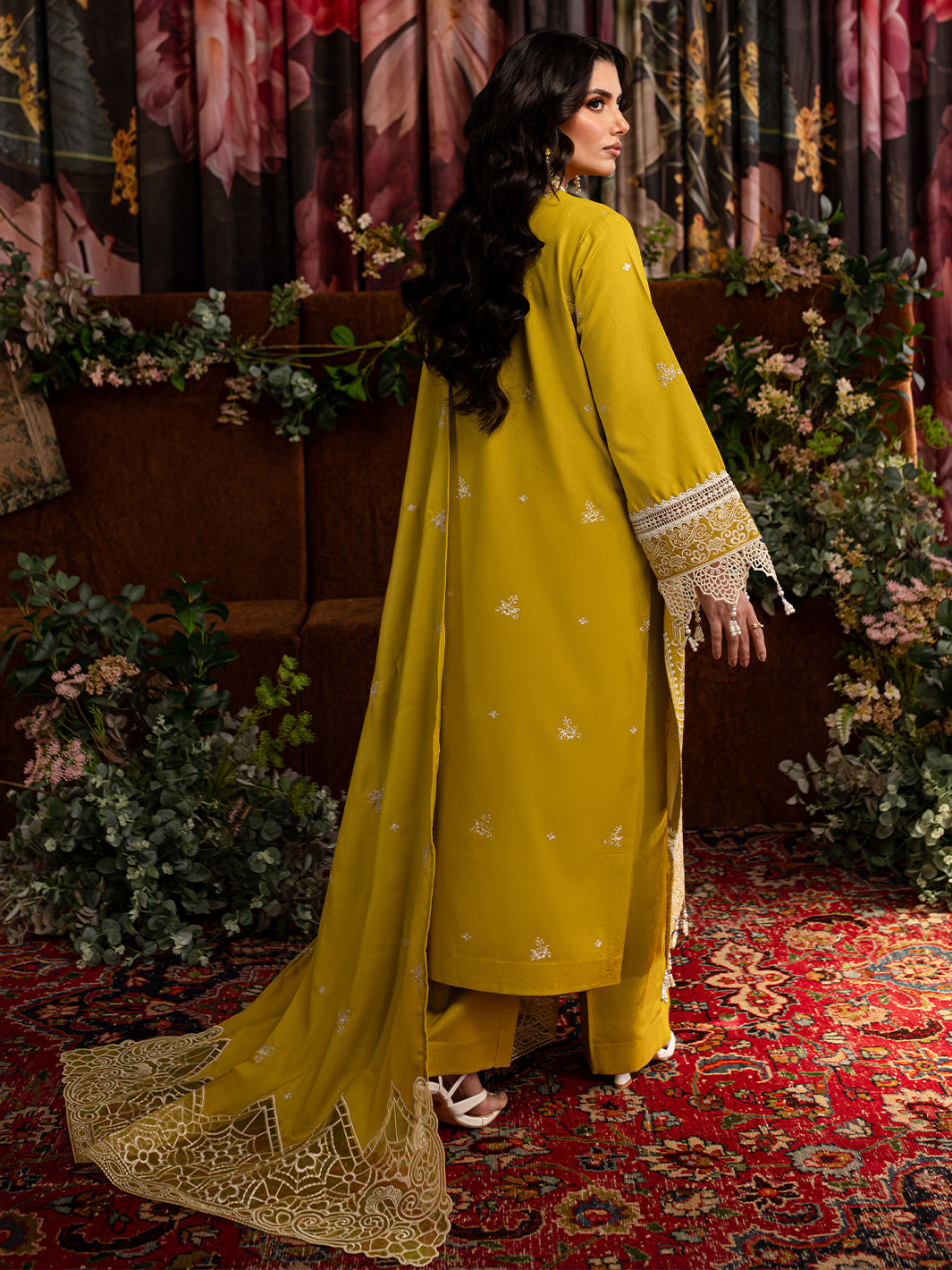 CLARA | 3 PC KARANDI Embroidered Suit