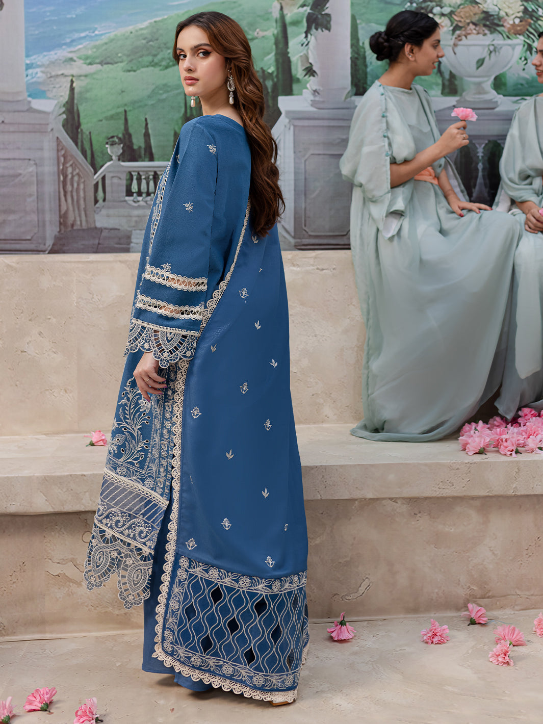 DOROTHY | 3 PC KARANDI Embroidered Suit