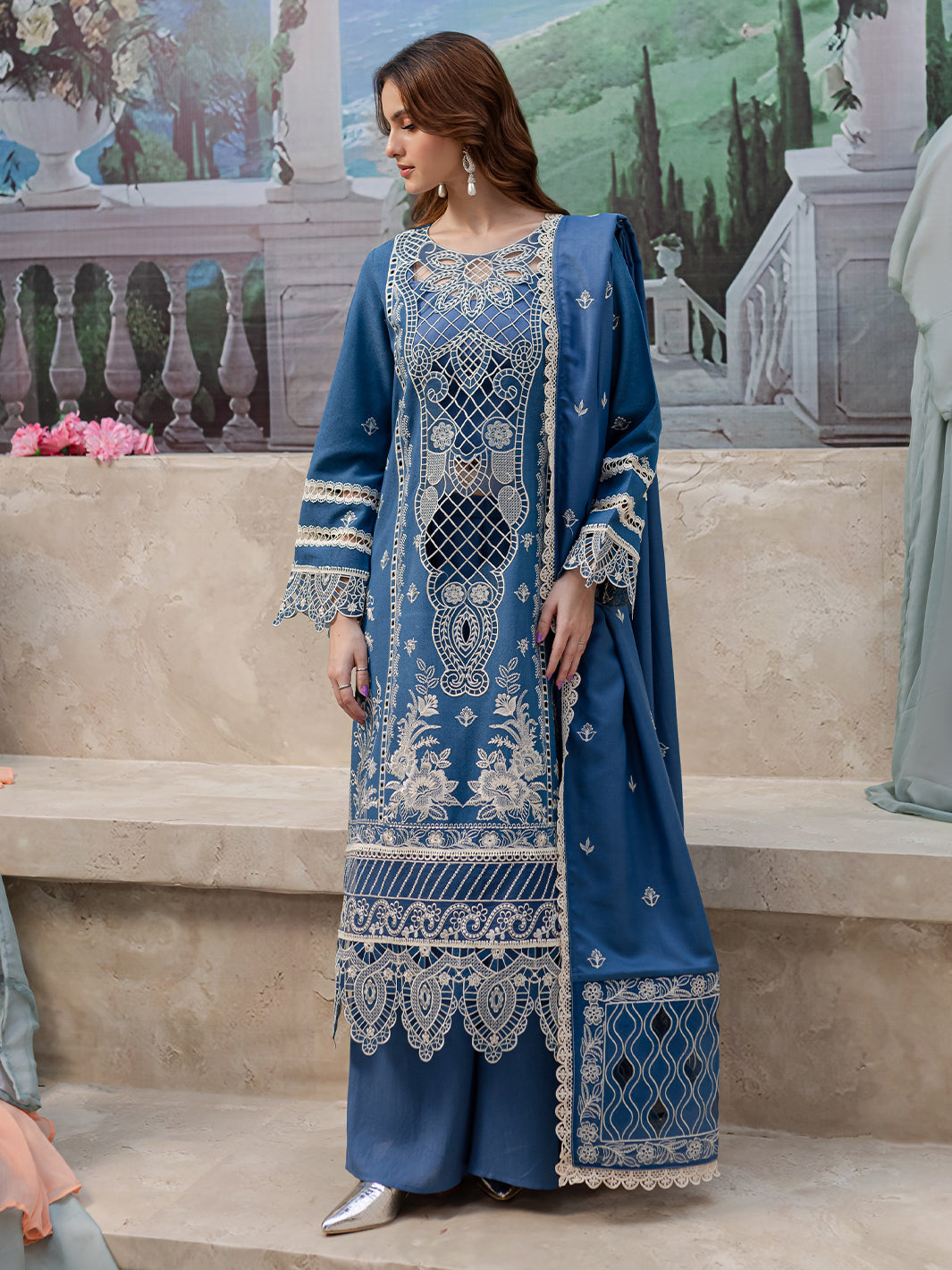 DOROTHY | 3 PC KARANDI Embroidered Suit