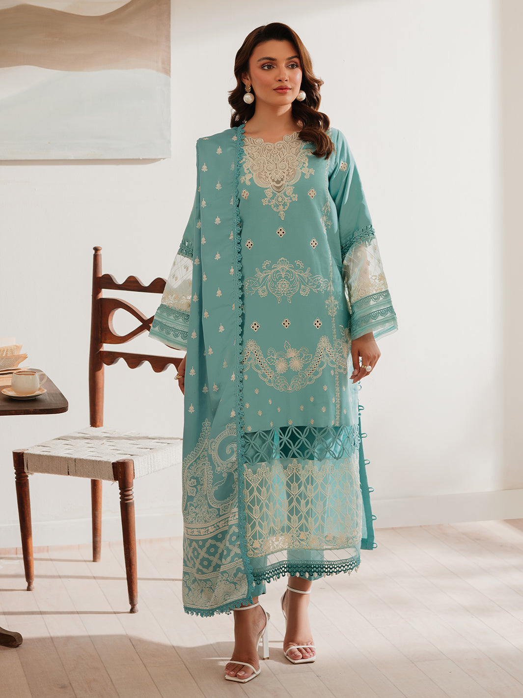 3 PC Karandi Duha By Zarnoor