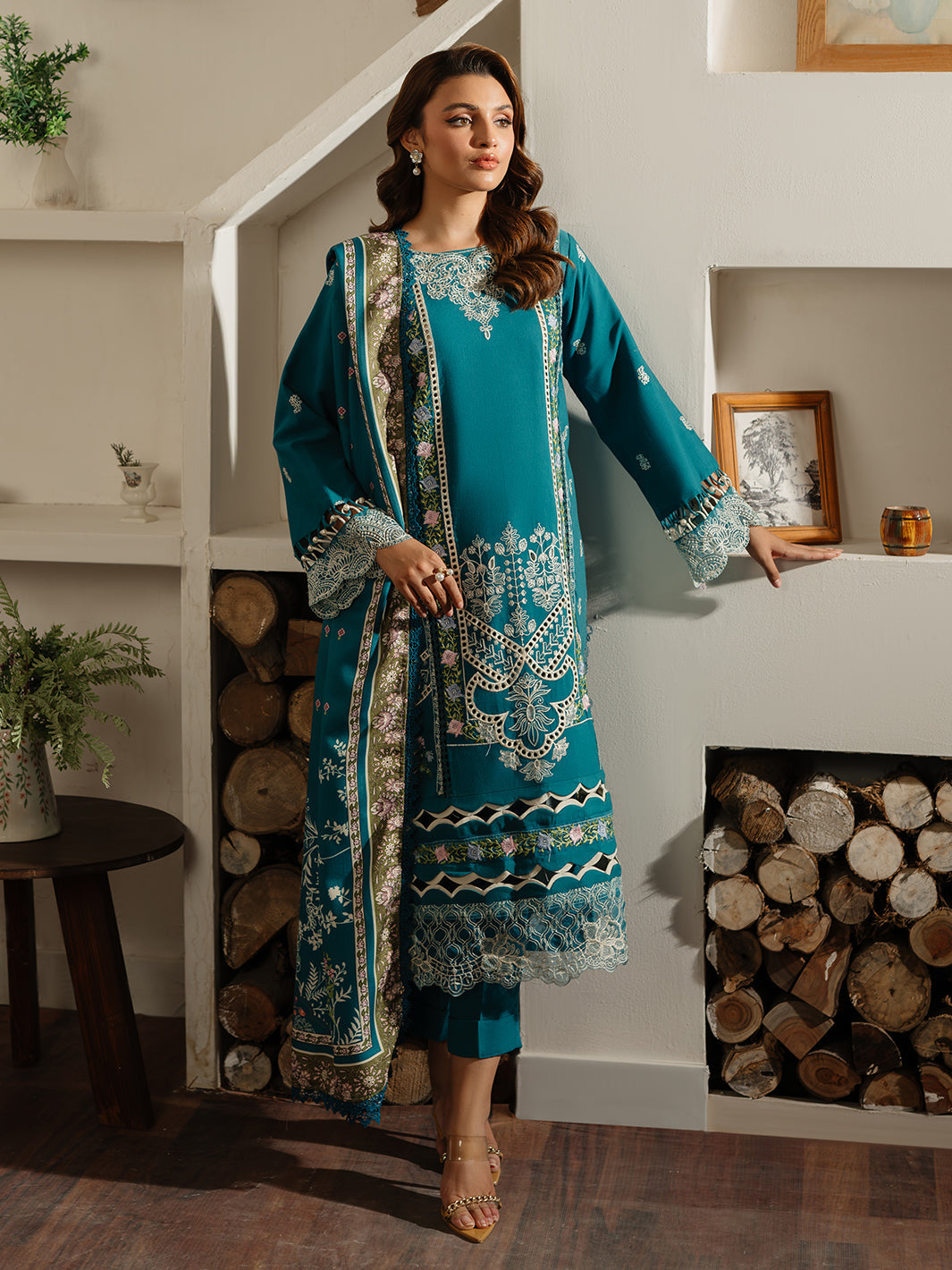 3 PC Karandi Duha By Zarnoor