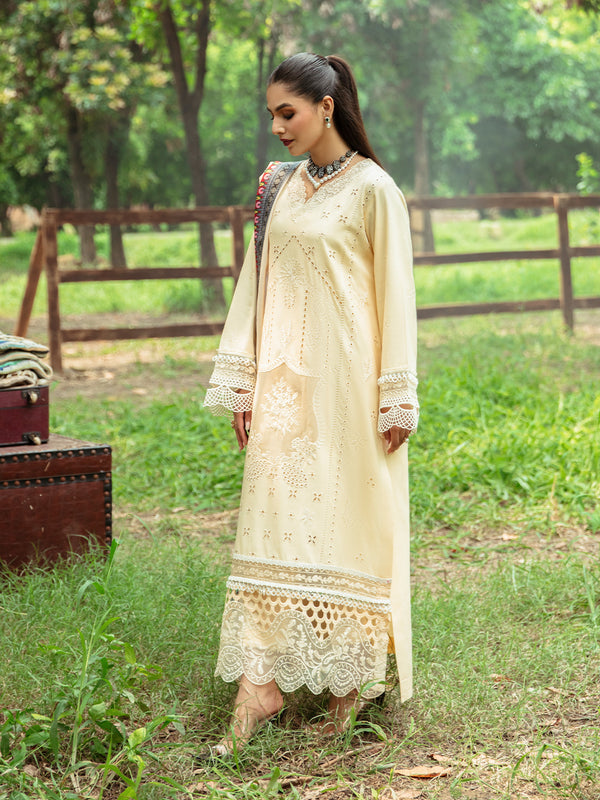 FLEICITE | 3 PC LINEN Hazel By Zarnoor