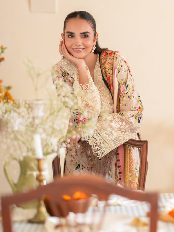 Floret | 3 PC Khaddar Embroidered Suits