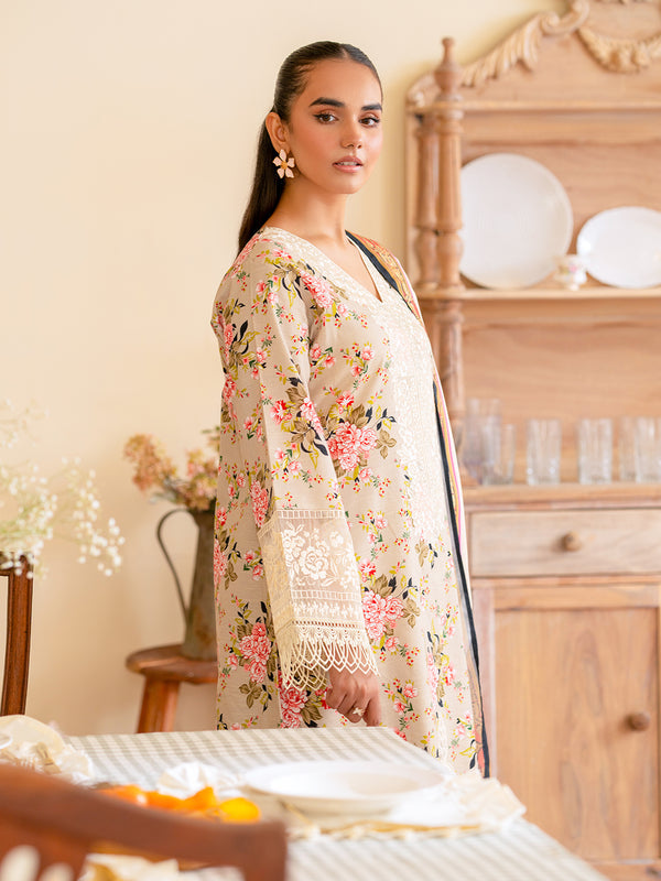 Floret | 3 PC Khaddar Embroidered Suits