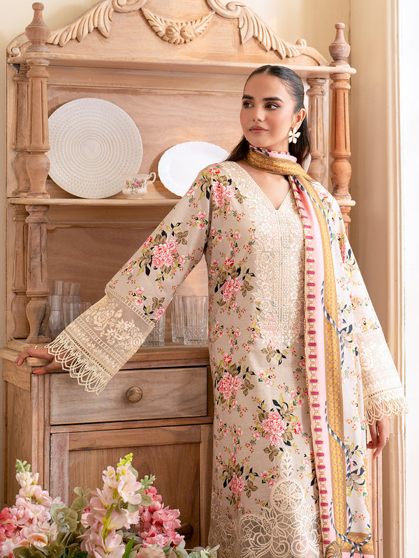 Floret | 3 PC Khaddar Embroidered Suits