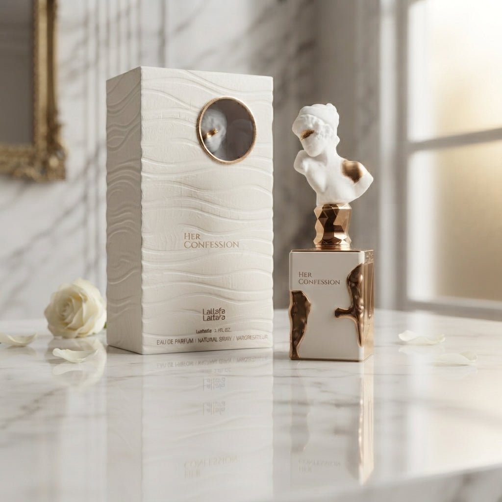 Lattafa Her Confession Eau de Parfum - Luxury Fragrance Spray (100 ml / 3.4 Fl Oz)
