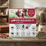 Elanco K9 Advantix II Flea, Tick, and Mosquito Treatment for Large Dogs (21-55 lbs), 4 Doses