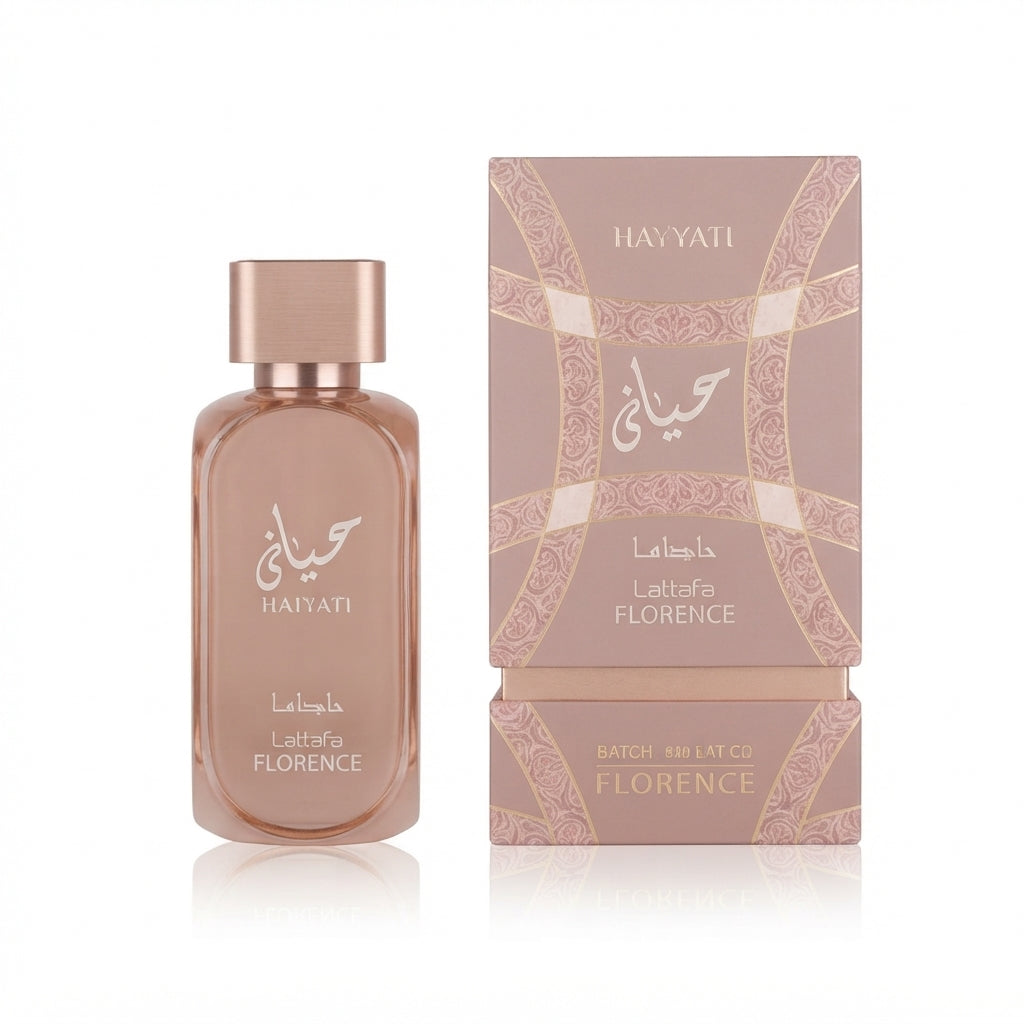 Lattafa Hayaati Florence Eau de Parfum - Luxury Fragrance Spray (100 ml / 3.4 Fl Oz)
