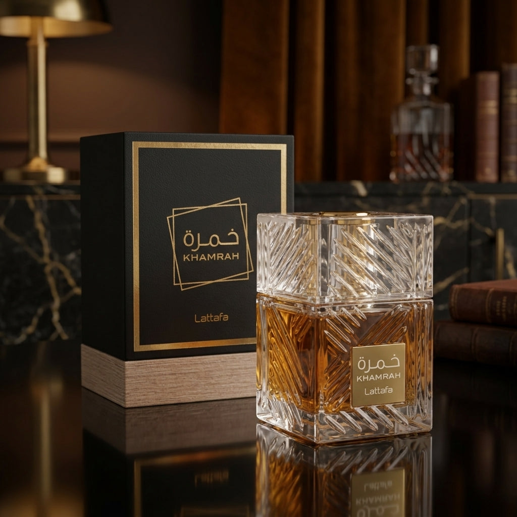 Lattafa Khamrah Eau de Parfum - Luxury Fragrance Spray (100 ml / 3.4 Fl Oz)