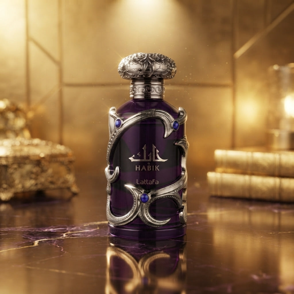 Lattafa Habik Silver Edition Eau de Parfum - Luxury Fragrance Spray (100 ml / 3.4 Fl Oz)