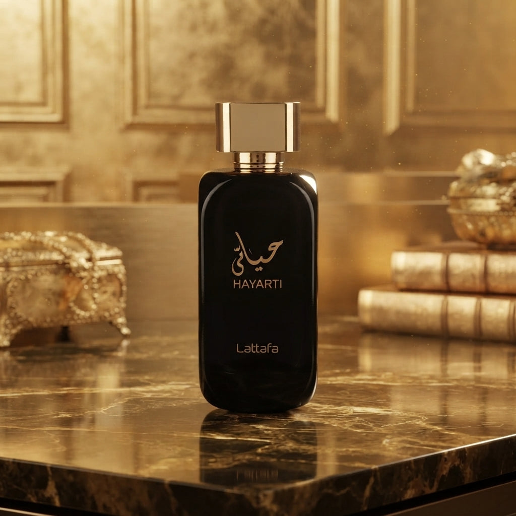 Lattafa Hayaati Hasarti Eau de Parfum - Luxury Fragrance Spray (100 ml / 3.4 Fl Oz)