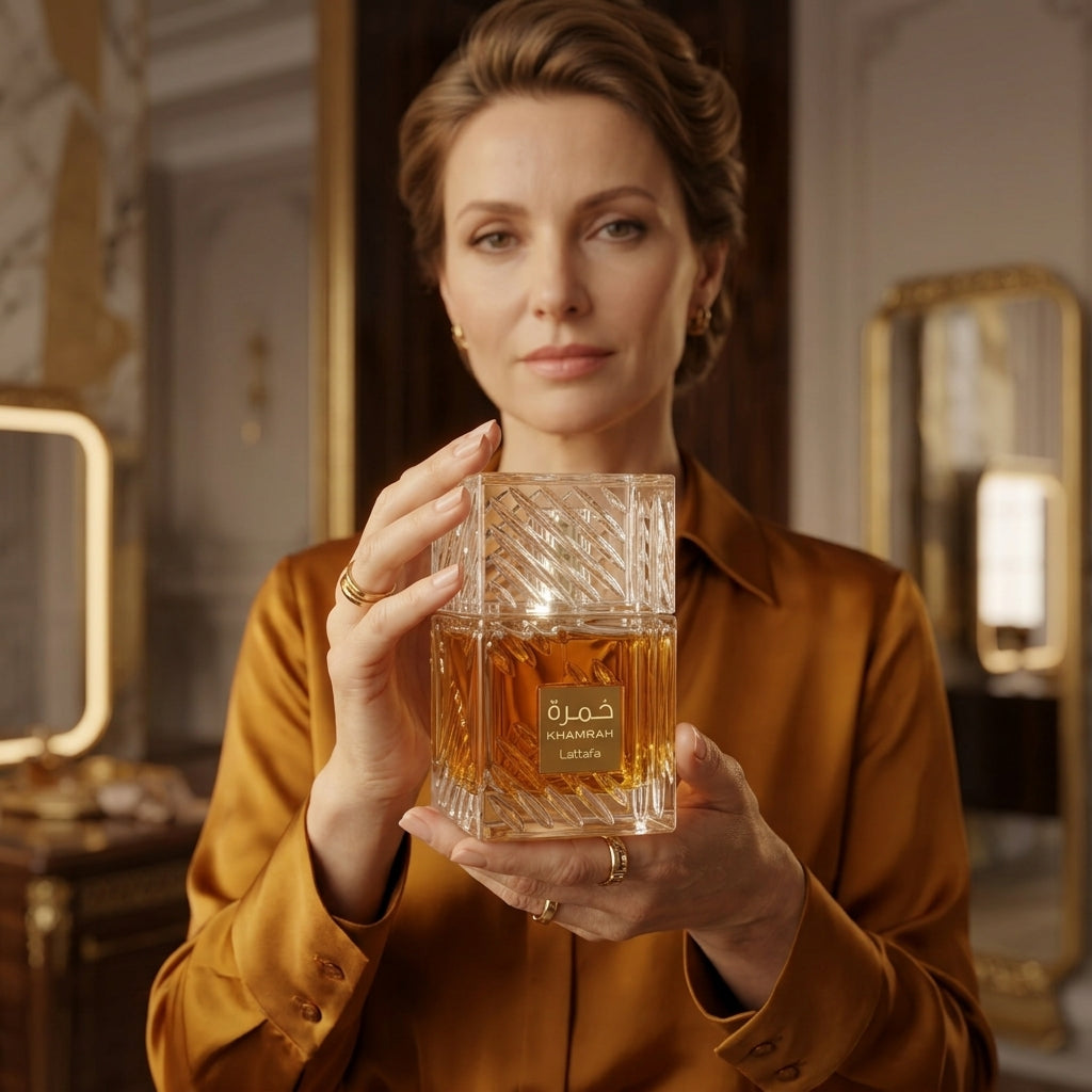 Lattafa Khamrah Dukhan Eau de Parfum - Luxury Fragrance Spray (100 ml / 3.4 Fl Oz)