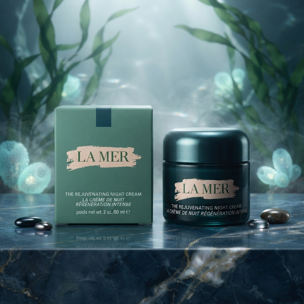 La Mer The Rejuvenating Night Cream (La Crème de Nuit Régénération Intense), poids net wt. 2 oz. / 60 ml e