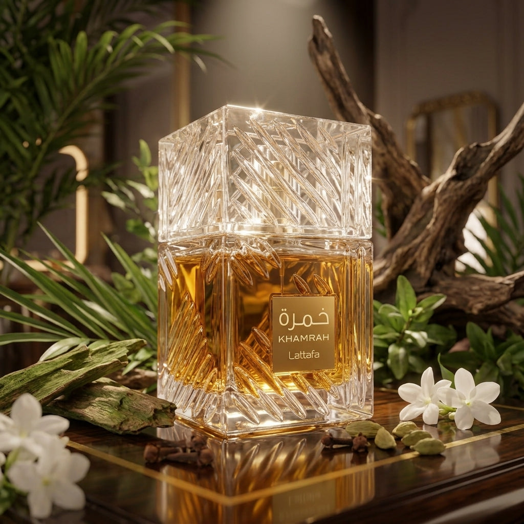 Lattafa Khamrah Dukhan Eau de Parfum - Luxury Fragrance Spray (100 ml / 3.4 Fl Oz)