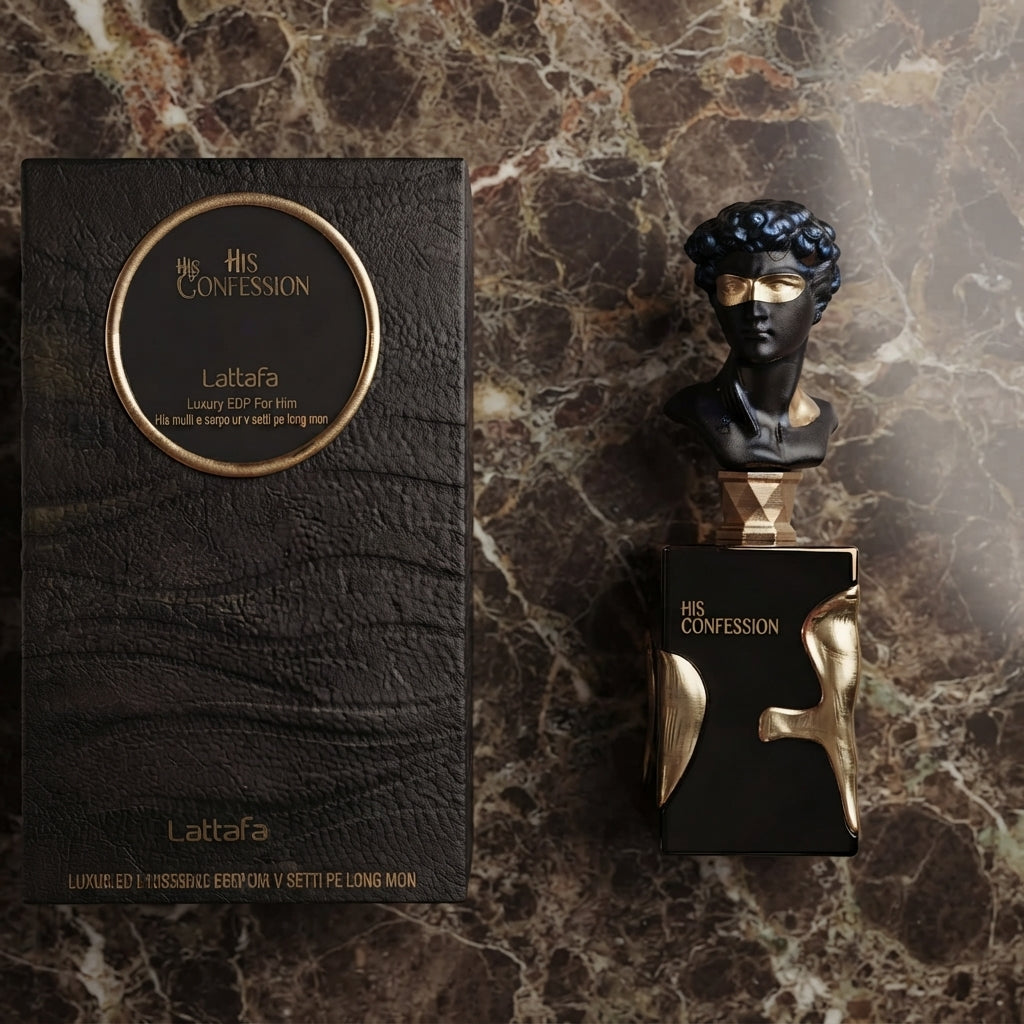 Lattafa His Confession Eau de Parfum - Luxury Fragrance Spray (100 ml / 3.4 Fl Oz)