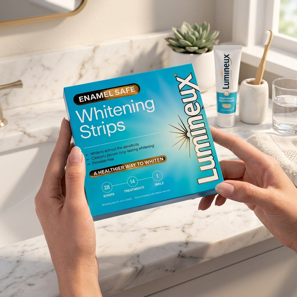Lumineux Enamel Safe Whitening Strips (28 Strips / 14 Treatments)