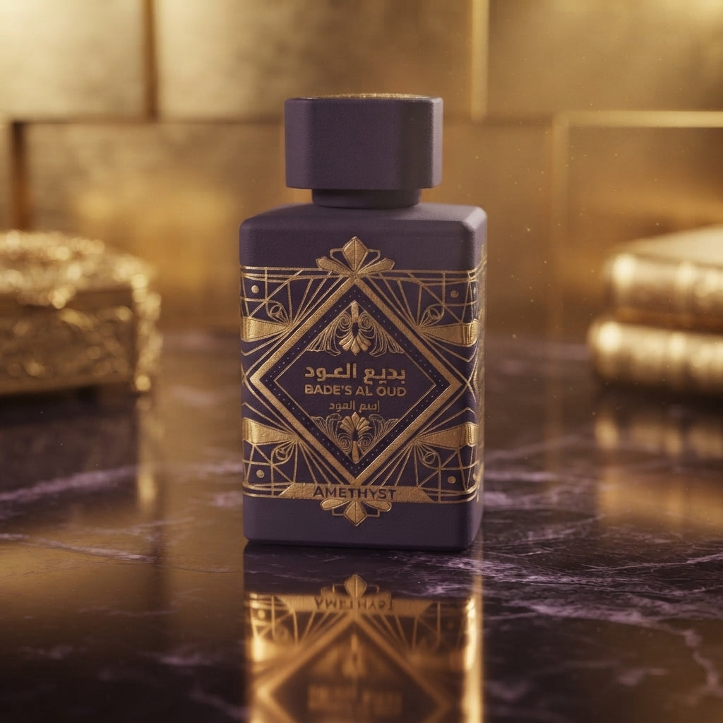Lattafa Bade'e Al Oud Amethyst Eau de Parfum - Luxury Fragrance Spray (100 ml / 3.4 Fl Oz)