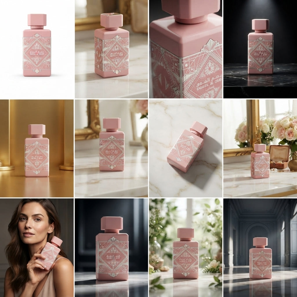 Lattafa Bade'e Al Oud Noble Blush Eau de Parfum - Luxury Fragrance Spray (100 ml / 3.4 Fl Oz)