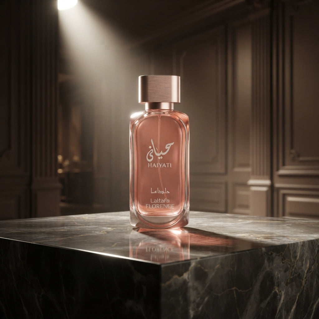 Lattafa Hayaati Florence Eau de Parfum - Luxury Fragrance Spray (100 ml / 3.4 Fl Oz)