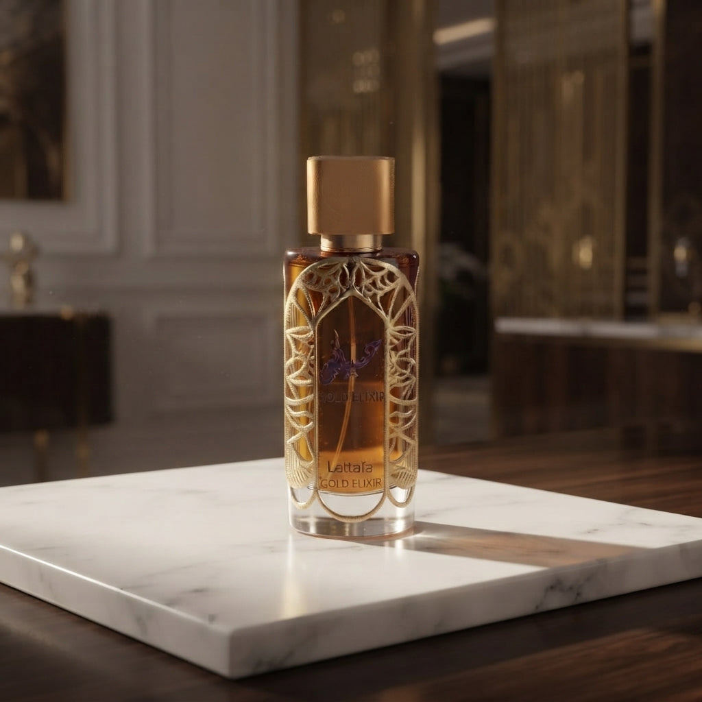 Lattafa Hayaati Gold Elixir Eau de Parfum - Luxury Fragrance Spray (100 ml / 3.4 Fl Oz)
