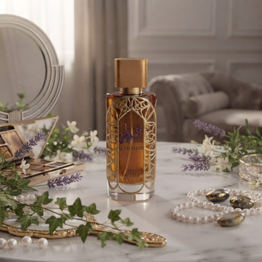 Lattafa Hayaati Gold Elixir Eau de Parfum - Luxury Fragrance Spray (100 ml / 3.4 Fl Oz)