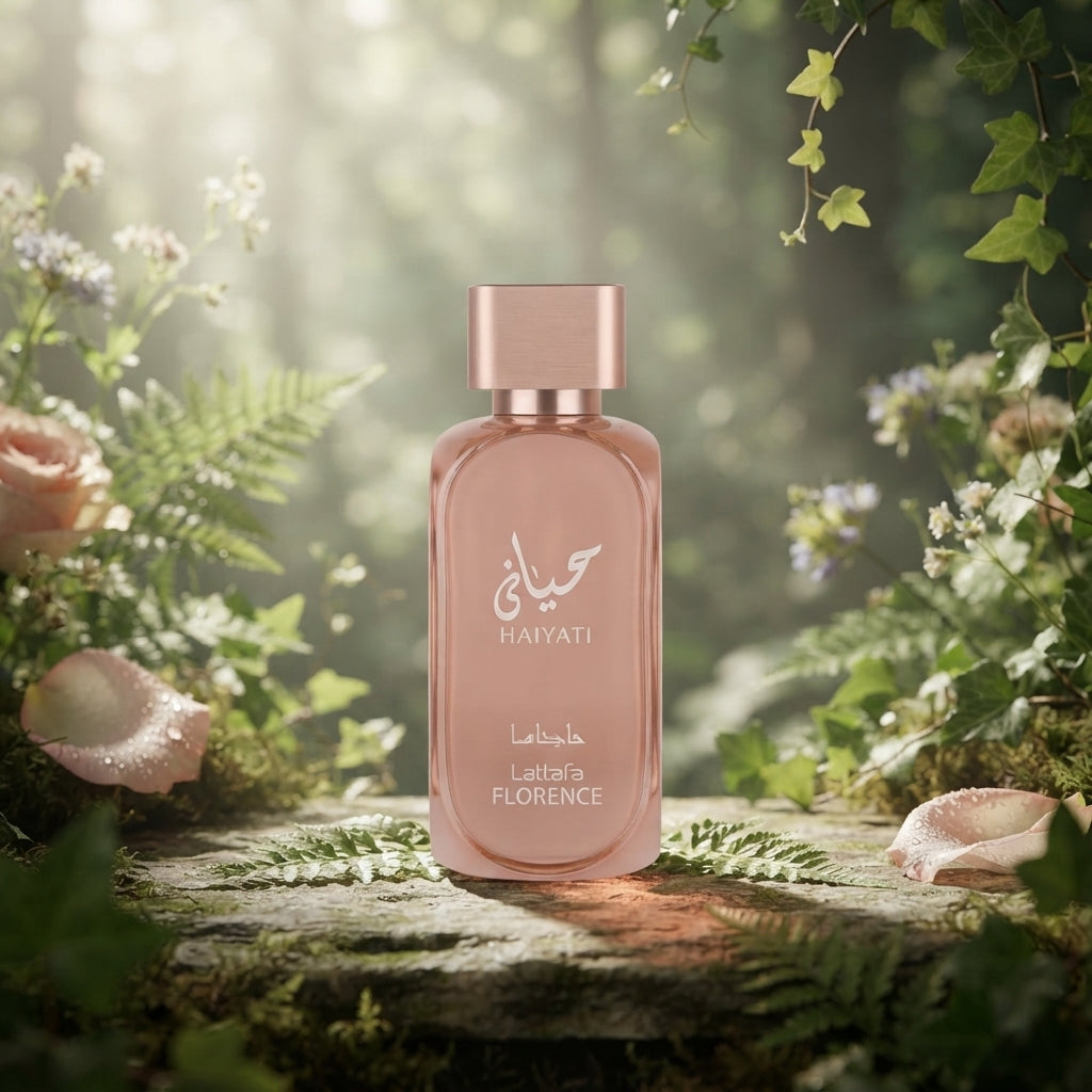 Lattafa Hayaati Florence Eau de Parfum - Luxury Fragrance Spray (100 ml / 3.4 Fl Oz)