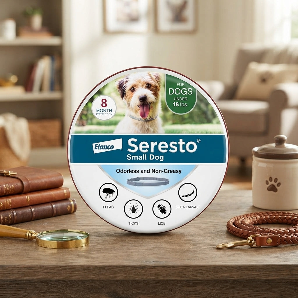 Elanco Seresto Flea and Tick Collar for Small Dogs (Under 18 lbs)