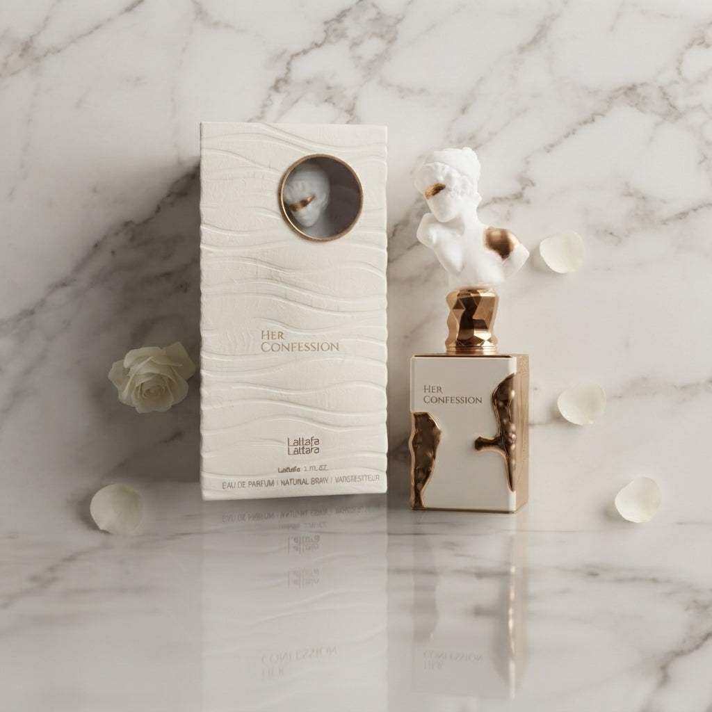 Lattafa Her Confession Eau de Parfum - Luxury Fragrance Spray (100 ml / 3.4 Fl Oz)