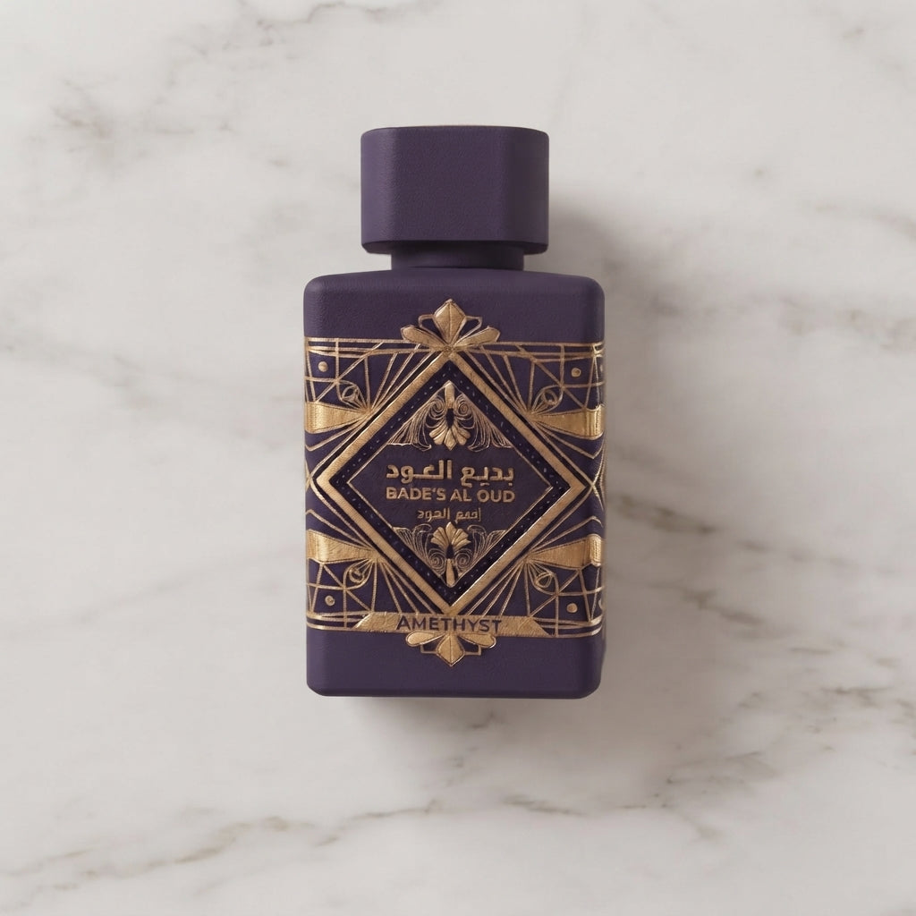 Lattafa Bade'e Al Oud Amethyst Eau de Parfum - Luxury Fragrance Spray (100 ml / 3.4 Fl Oz)