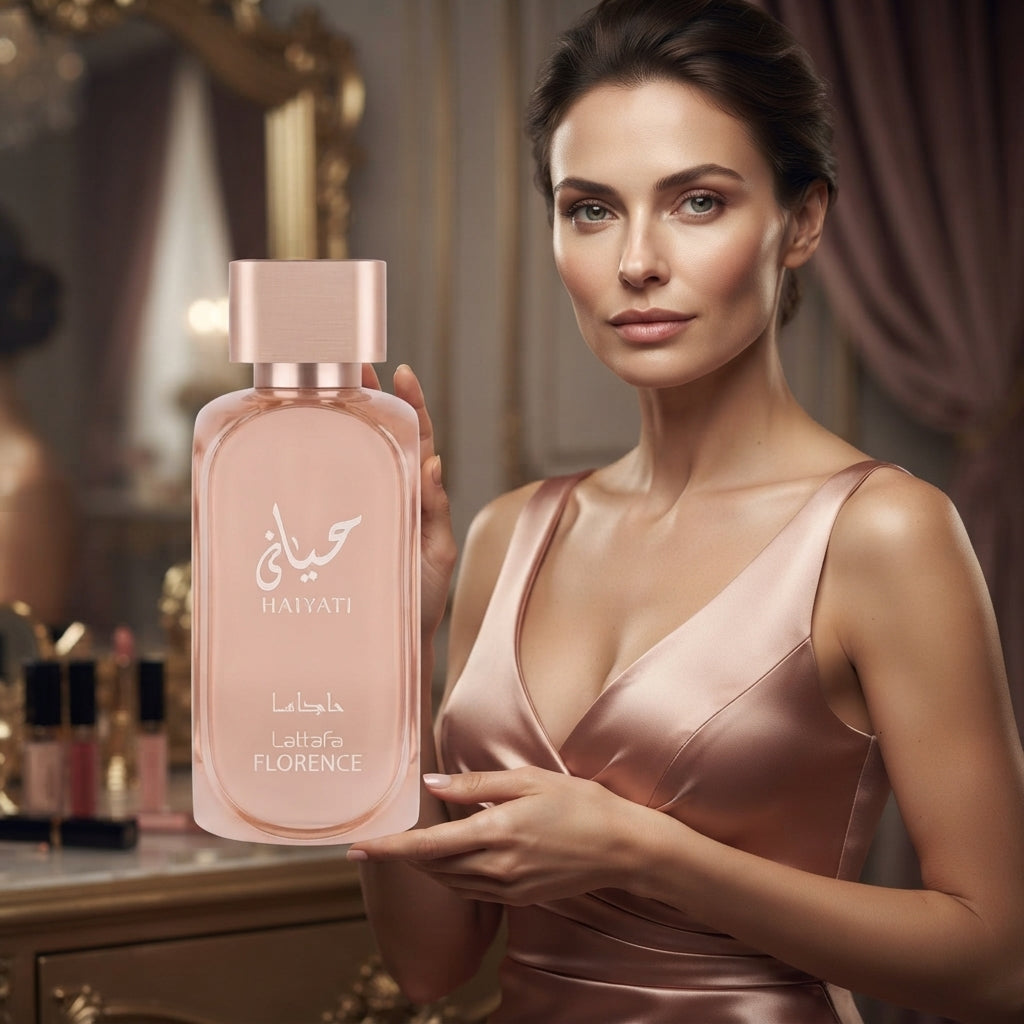 Lattafa Hayaati Florence Eau de Parfum - Luxury Fragrance Spray (100 ml / 3.4 Fl Oz)
