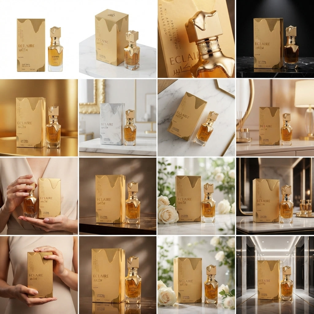 Lattafa Eclaire Gold Edition Eau de Parfum - Luxury Fragrance Spray (100 ml / 3.4 Fl Oz)