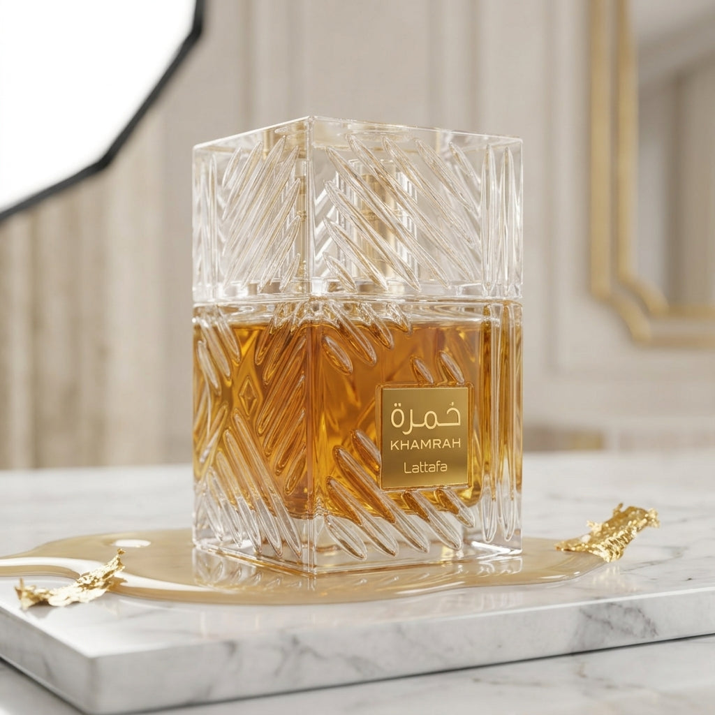 Lattafa Khamrah Dukhan Eau de Parfum - Luxury Fragrance Spray (100 ml / 3.4 Fl Oz)