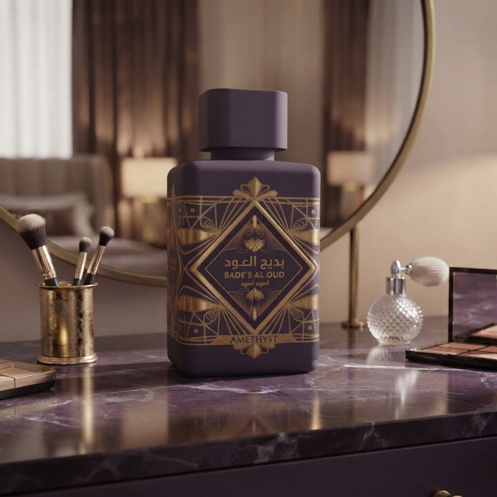 Lattafa Bade'e Al Oud Amethyst Eau de Parfum - Luxury Fragrance Spray (100 ml / 3.4 Fl Oz)
