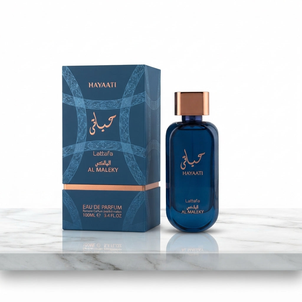 Lattafa Hayaati Al Maleky Eau de Parfum - Luxury Fragrance Spray (100 ml / 3.4 Fl Oz)