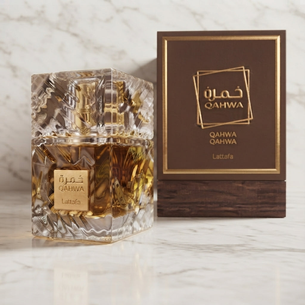 Lattafa Khamrah Qahwa Eau de Parfum - Luxury Fragrance Spray (100 ml / 3.4 Fl Oz)