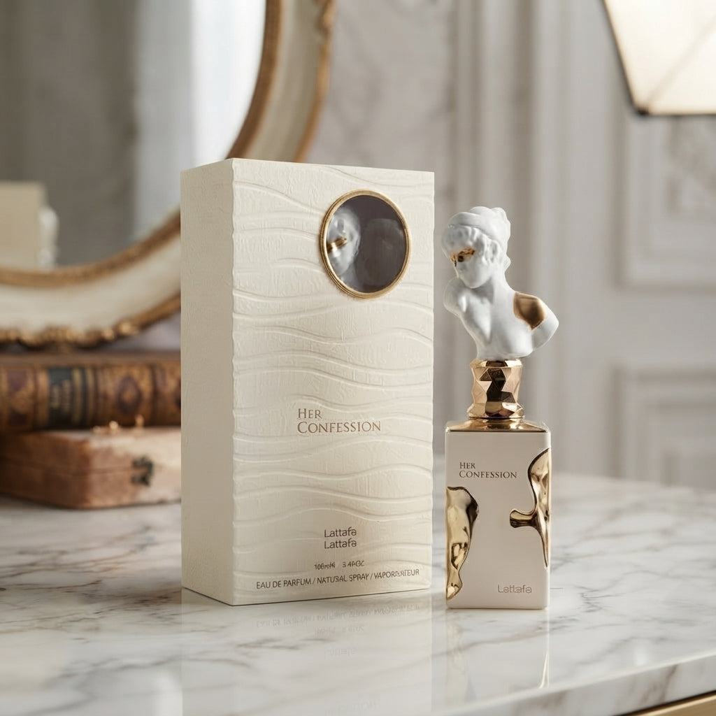 Lattafa Her Confession Eau de Parfum - Luxury Fragrance Spray (100 ml / 3.4 Fl Oz)