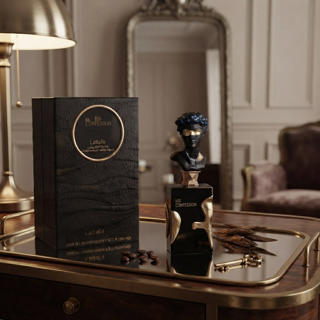 Lattafa His Confession Eau de Parfum - Luxury Fragrance Spray (100 ml / 3.4 Fl Oz)