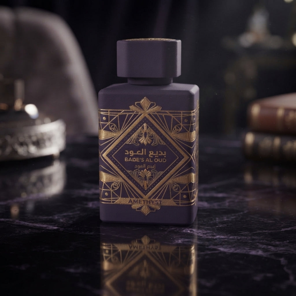 Lattafa Bade'e Al Oud Amethyst Eau de Parfum - Luxury Fragrance Spray (100 ml / 3.4 Fl Oz)