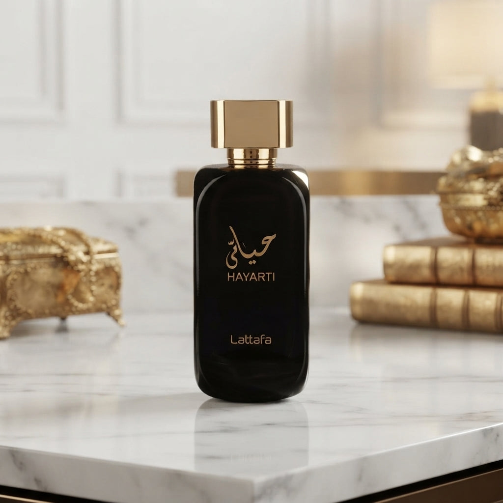 Lattafa Hayaati Hasarti Eau de Parfum - Luxury Fragrance Spray (100 ml / 3.4 Fl Oz)