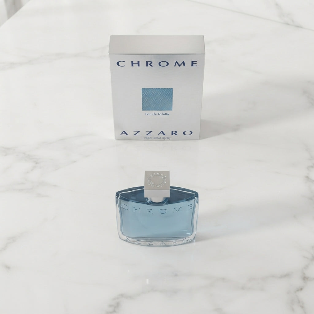 Azzaro Chrome Eau de Toilette - Luxury Fragrance Spray (100 ml / 3.4 Fl Oz)