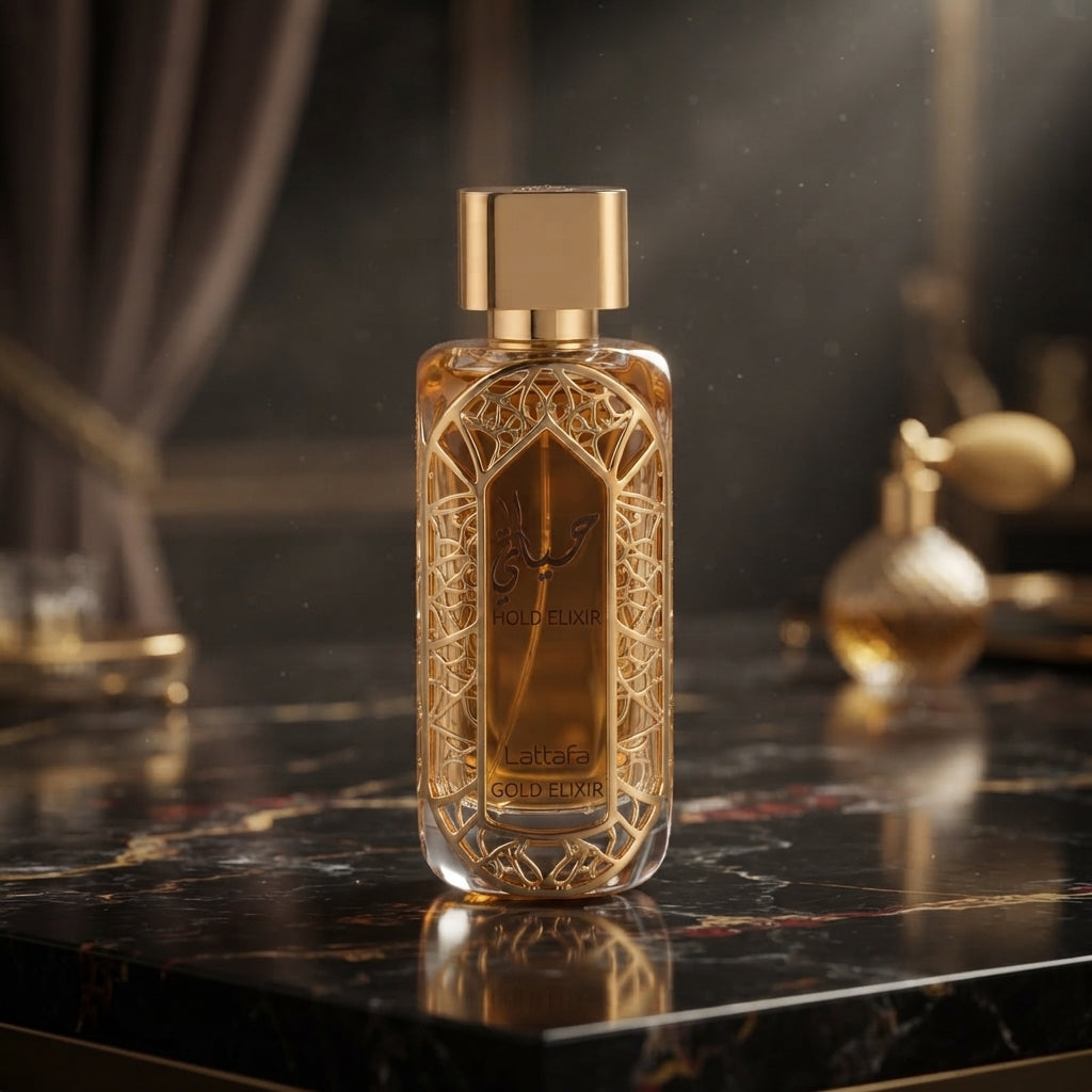 Lattafa Hayaati Gold Elixir Eau de Parfum - Luxury Fragrance Spray (100 ml / 3.4 Fl Oz)