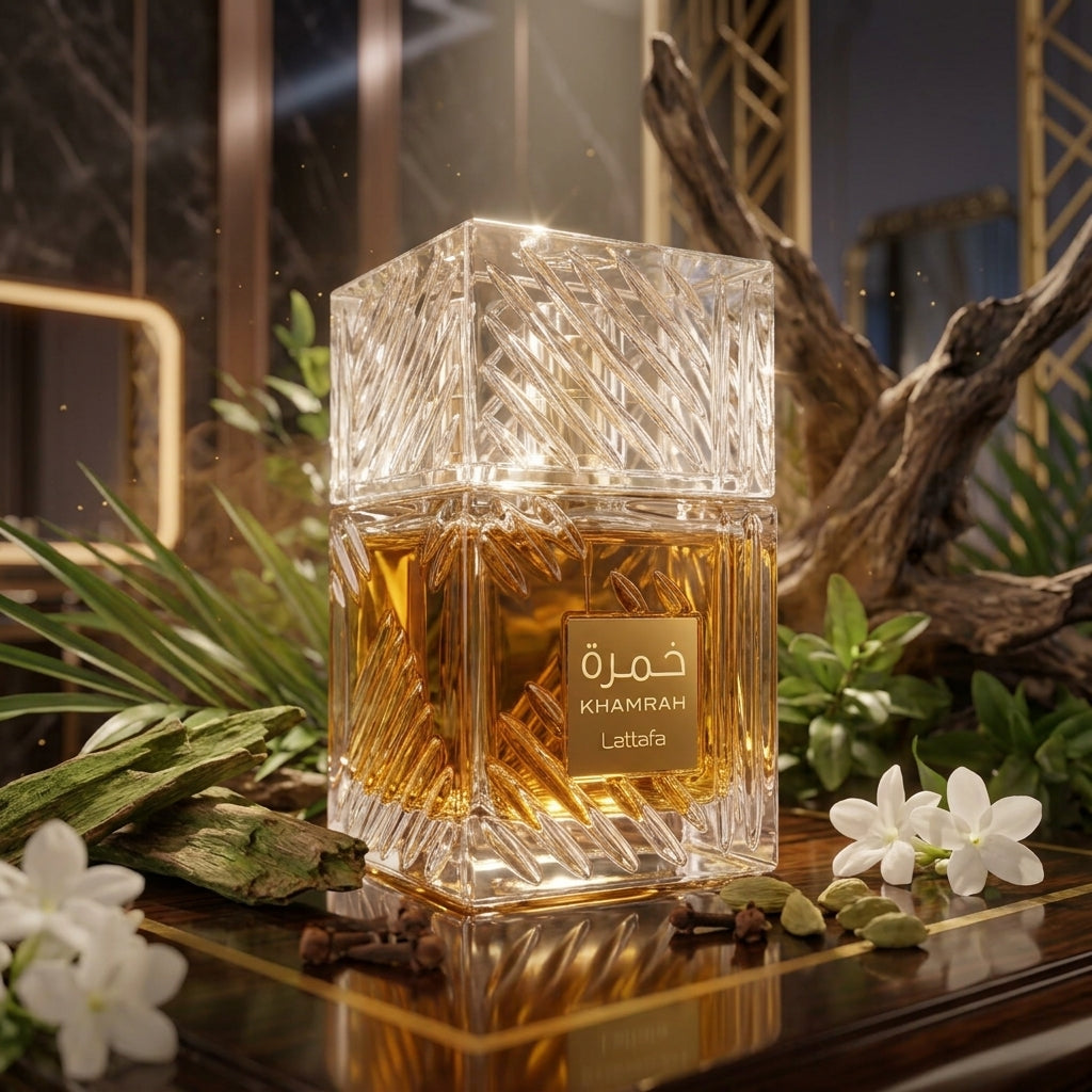 Lattafa Khamrah Dukhan Eau de Parfum - Luxury Fragrance Spray (100 ml / 3.4 Fl Oz)