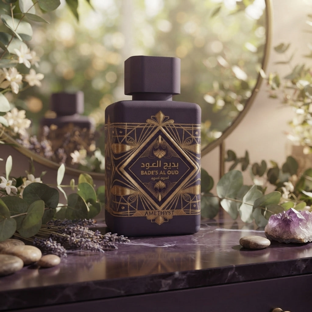 Lattafa Bade'e Al Oud Amethyst Eau de Parfum - Luxury Fragrance Spray (100 ml / 3.4 Fl Oz)