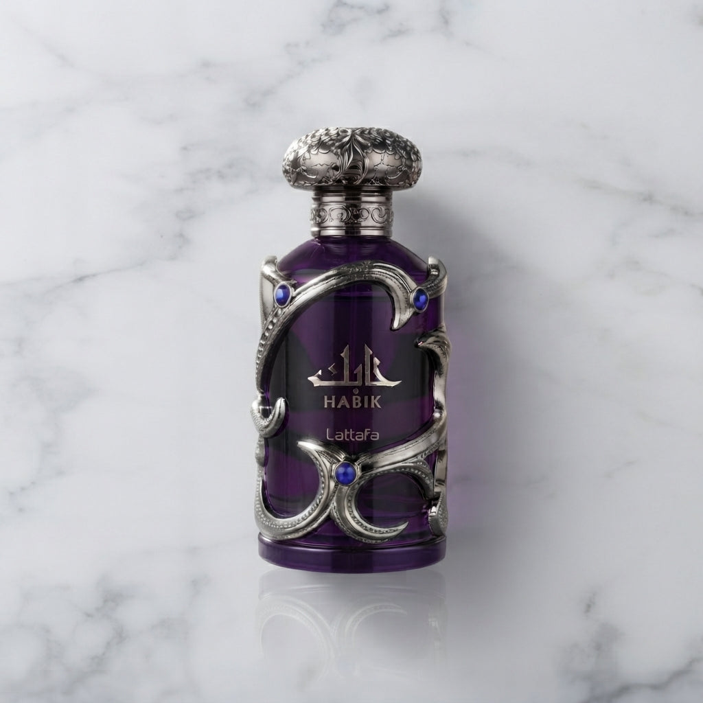 Lattafa Habik Silver Edition Eau de Parfum - Luxury Fragrance Spray (100 ml / 3.4 Fl Oz)