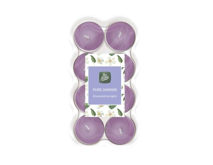 PAN AROMA TEA CANDLE JASMINE 16'S
